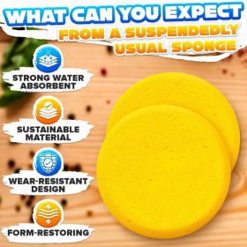 12 Pcs Pottery Sponges For Clay 2.8 X1 Inch Pottery Sponge For Painting Car Waxing Washing Dishes & Ceramic Care Tack Sponges For Cleaning Leather Dur