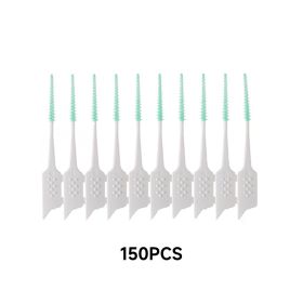 150Pcs/box Interdental Brush Soft Rubber Teeth Cleaning Tools Dental Cleaning Between Teeth Toothbrush Oral Hygiene Care Tools
