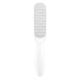 Double Side Foot File Professional Rasp Heel Grater Hard Dead Skin Callus Remover Pedicure File Foot Grater (Color: White)