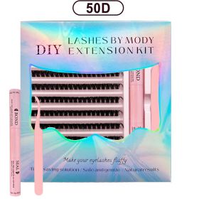 Lash Bond and Seal 10ml Individual Lashes Glue and Seal Super Strong Hold Lash Extension and Lash Glue Remover 5ml Tweezers Kit (Color: MODY-50D)