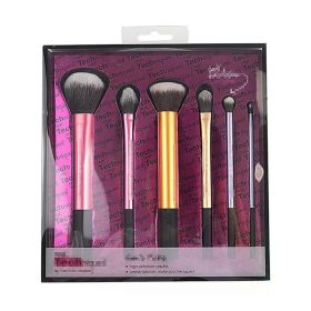 Popular Full Set of Makeup Brush Set Powder Blusher Brush Halo Dye Brush Eye Shadow Brush Beauty Egg (Handle Color: 1415)