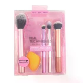 Popular Full Set of Makeup Brush Set Powder Blusher Brush Halo Dye Brush Eye Shadow Brush Beauty Egg (Handle Color: 1786)