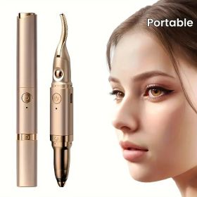 Stainless Steel Eyebrow Trimmer Scissors & Comb Set - Precision Grooming Tool for Men and Women - Effortless Hair Removal (Color: gold)