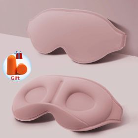 3D Sleeping Mask 100% Blockout Light Sleep Mask For Eye Soft Eye Mask for Travel Eyeshade Night Breathable Blindfold Slaapmasker (Color: Type-D-Pink)