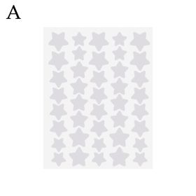 40pcs Colorful PE Pimple Patches Cute Star Shaped Pimple Cover Sticker Invisible Pimple Cover Removal Pimple Patch (Color: A)