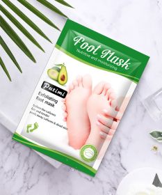 Exfoliating Foot Mask Foot SPA Pedicure Socks Removing Dead Skin Whitening Heels Feet Peeling Anti Cracked Foot Skin Care (Color: B avocado)