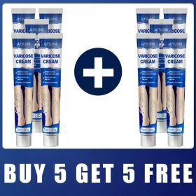 Ointment for Varicose Veins Eliminate Vasculitis Phlebitis to Relieve Spider Leg Pain Treatment Herbal cream (Color: Buy 5 get 5 off)