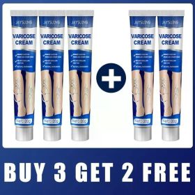 Ointment for Varicose Veins Eliminate Vasculitis Phlebitis to Relieve Spider Leg Pain Treatment Herbal cream (Color: Buy 3 get 2 off)