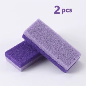 1-6PCS Foot Pumice Stones Dead Skin Remover Sponge Foot Heel Pedicure Exfoliator Tool for Foot Clean (Color: 2pcs set)