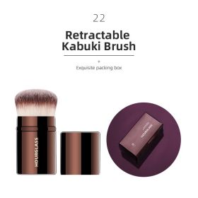 Hourglass Makeup Brushes Powder Foundation Concealer Blusher Bronzer Eye Shadow Eyebrow Eyeliner Sculpting Brush (Handle Color: 22)