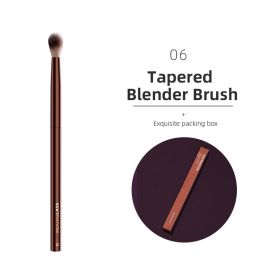 Hourglass Makeup Brushes Powder Foundation Concealer Blusher Bronzer Eye Shadow Eyebrow Eyeliner Sculpting Brush (Handle Color: 06)