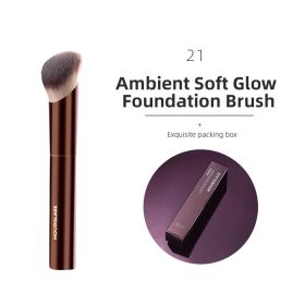 Hourglass Makeup Brushes Powder Foundation Concealer Blusher Bronzer Eye Shadow Eyebrow Eyeliner Sculpting Brush (Handle Color: 21)