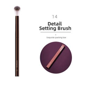 Hourglass Makeup Brushes Powder Foundation Concealer Blusher Bronzer Eye Shadow Eyebrow Eyeliner Sculpting Brush (Handle Color: 14)