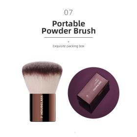 Hourglass Makeup Brushes Powder Foundation Concealer Blusher Bronzer Eye Shadow Eyebrow Eyeliner Sculpting Brush (Handle Color: 07)