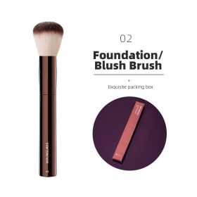 Hourglass Makeup Brushes Powder Foundation Concealer Blusher Bronzer Eye Shadow Eyebrow Eyeliner Sculpting Brush (Handle Color: 02)