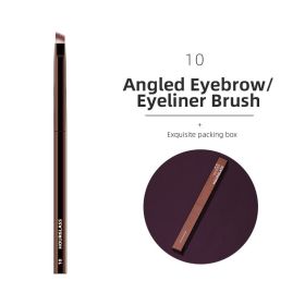 Hourglass Makeup Brushes Powder Foundation Concealer Blusher Bronzer Eye Shadow Eyebrow Eyeliner Sculpting Brush (Handle Color: 10)