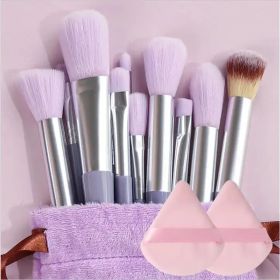 Makeup Brush Set Soft Fluffy Professiona Cosmetic Foundation Powder Eyeshadow Kabuki Blending Make Up Brush Beauty Tool Makeup (Handle Color: 13pcs Purple pp)