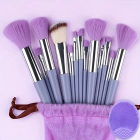 Makeup Brush Set Soft Fluffy Professiona Cosmetic Foundation Powder Eyeshadow Kabuki Blending Make Up Brush Beauty Tool Makeup (Handle Color: 13pcs  clean brush)