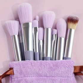 Makeup Brush Set Soft Fluffy Professiona Cosmetic Foundation Powder Eyeshadow Kabuki Blending Make Up Brush Beauty Tool Makeup (Handle Color: 13pcs purple)