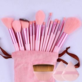 Makeup Brush Set Soft Fluffy Professiona Cosmetic Foundation Powder Eyeshadow Kabuki Blending Make Up Brush Beauty Tool Makeup (Handle Color: 13pcs pink pp 55)