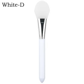 4/1pcs Silicone Face Mask Applicators Soft Head Flexible Face Mask Brushes for Mud Clay Reusable Face Mask Spatula Makeup Tools (Color: D-White)
