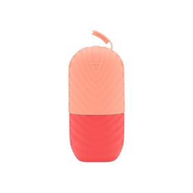 1pc facial beauty applicator, skin care tools, ice shaving massage, facial beauty silicone ice mold. (Color: Rose)