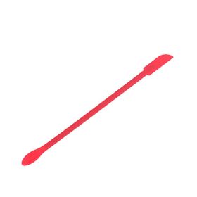 Multipurpose Beauty Spatulas Scraper Silicone Scraper Foundation Stirring Stick Cosmetic Scraper Base Makeup Makeup Tool (Color: Red)