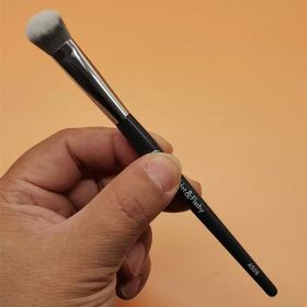 1pc 101 Contoured Foundation Makeup brushes Angled Liquid Base Concealer Make up brushes Red wood handle cosmetic tools 506 (Handle Color: 506)
