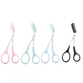 1/2/3/4pcs Eyebrow Trimmer Makeup Tools Stainless Steel Eyebrow Scissors with Comb Hair Removal Eyebrows Shaping Makeup tools (Color: 4PCS Mixed)