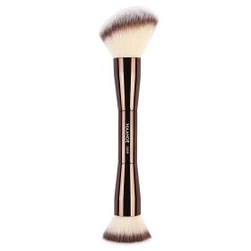 MAANGE Makeup Brushes Double Head Foundation Powder Concealer Blusher Bronzer Makeup Brush Soft Fiber Hair Cosmetic Beauty Tools (Handle Color: MAG52009K)