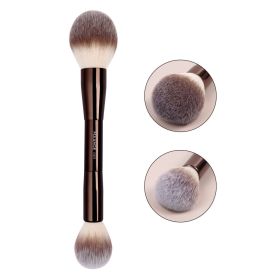 MAANGE Makeup Brushes Double Head Foundation Powder Concealer Blusher Bronzer Makeup Brush Soft Fiber Hair Cosmetic Beauty Tools (Handle Color: MAG51672K)