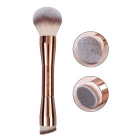 MAANGE Makeup Brushes Double Head Foundation Powder Concealer Blusher Bronzer Makeup Brush Soft Fiber Hair Cosmetic Beauty Tools (Handle Color: MAG51673MJ)