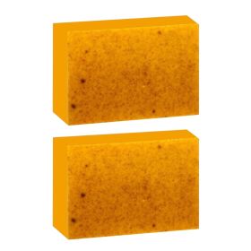 Turmeric Kojic Glow-Skin Brightening Soaps Exfoliates Skin Soaps Multi-Purpose Facial Care Supplies For Women Men Adults Teens (Smell: 2pcs)